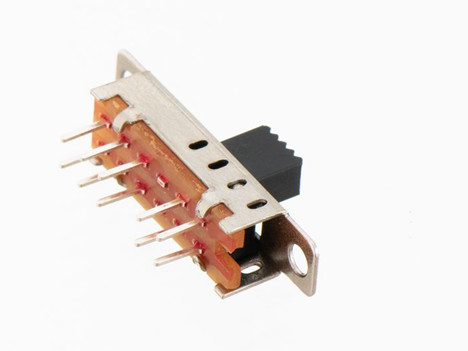 سوئیچ روشن و خاموش DC 30 ولت پتانسیومتر کشویی Rohs 0.5A