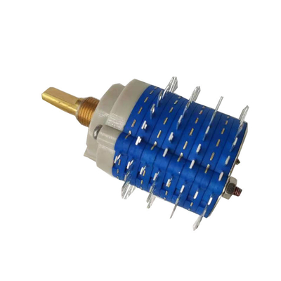 کلید چرخشی Sp24t 2 قطبی 12 موقعیت 0.5 آمپری چند قطبی DC 30 ولت