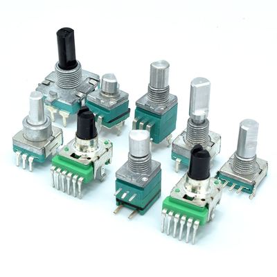 RD915S پتانسیومتر چرخشی 9 میلی متری شفت فلزی برای آلات موسیقی و فرکانس صوتی