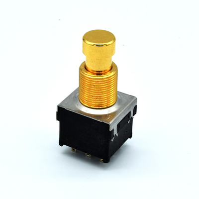 تولید کننده کلید Soft Click 3PDT Guitar Effect Padal Foot Switch 9 Pin Effect Foot Switch Push Button Switch