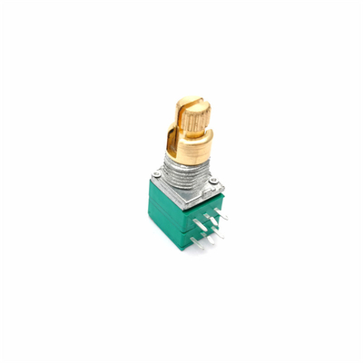 پتانسیومتر چرخشی ODM 15mm B10k با سوئیچ برای محصولات الکترونیکی