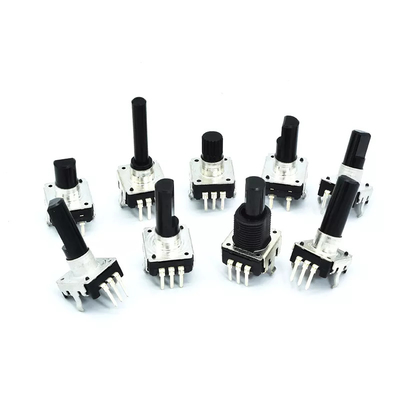 رمزگذار چرخشی Peaker Audio Ec12 با دکمه فشاری رزوه ای 10 اهم