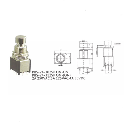 سوئیچ پای گیتار 3PDT 9 پین Dpdt Stomp Switch True Bypass