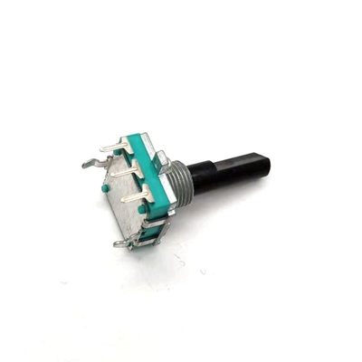 دکمه انکودر چرخشی EC16 مشکی شفت پلاستیکی DC250V