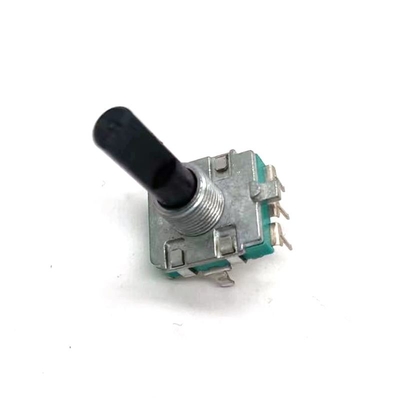 دکمه انکودر چرخشی EC16 مشکی شفت پلاستیکی DC250V