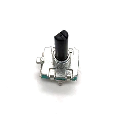 دکمه انکودر چرخشی EC16 مشکی شفت پلاستیکی DC250V