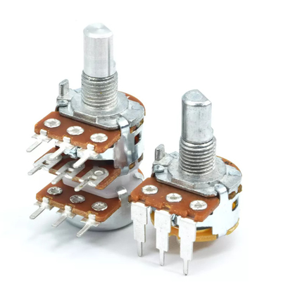 پتانسیومتر روتاری فیلم کربن ROHS 200k Ohm 200k پتانسیومتر