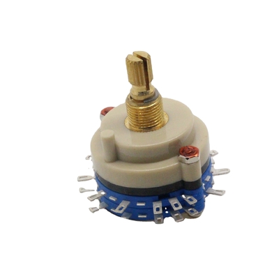CE 0.8mm سوئیچ روتاری پیوسته 0.5A 4 قطب 2 موقعیت روتاری