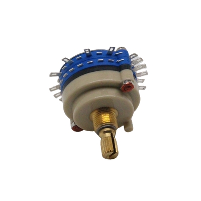 CE 0.8mm سوئیچ روتاری پیوسته 0.5A 4 قطب 2 موقعیت روتاری